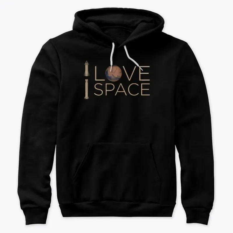 I Love Space (Gold SpaceX Starship)